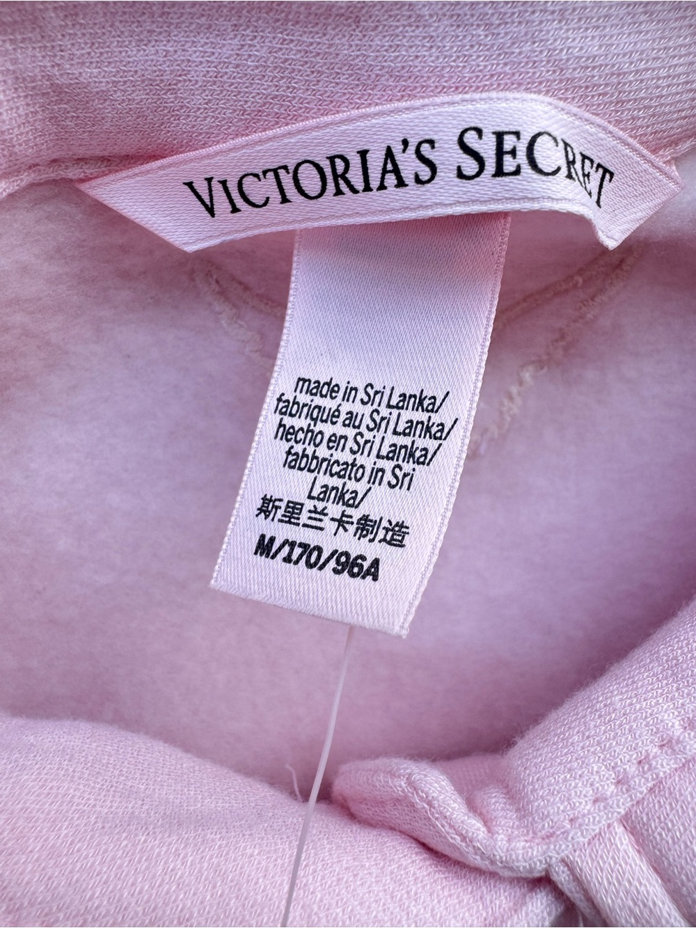 Victoria’s Secret Luxe Modal Fleece Shacket Jacket Pink NWT Medium - Picture 9 of 12